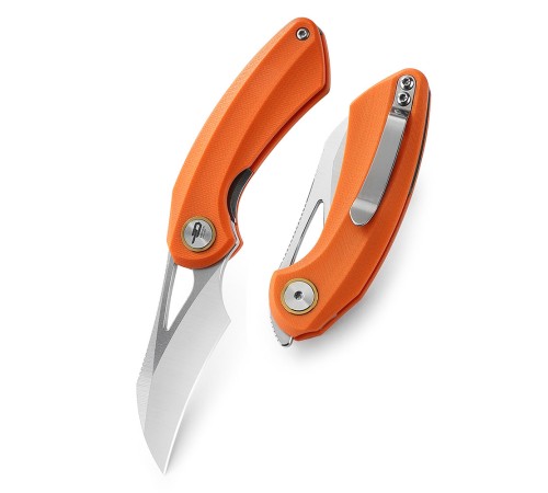 Нож Bestech Bihai сталь 14C28N, рукоять G10 оранжевая