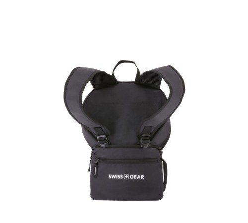 Рюкзак SWISSGEAR складной, черный, полиэстер, 33,5 х 15,5 x 40 см, 21 л