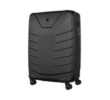 Чемодан WENGER Pegasus, черный, поликарбонат+АБС-пластик, большой, 52х76х30 см, 99 л.