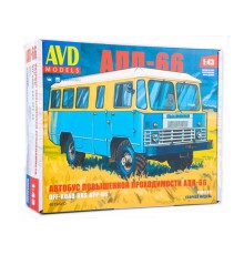 Сборная модель AVD Автобус повышенной проходимости АПП-66, 1/43