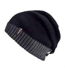 Шапка водонепроницаемая Dexshell Beanie Slouch, DH382B черный