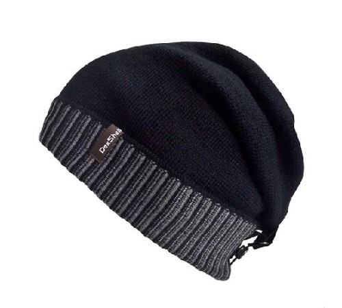 Шапка водонепроницаемая Dexshell Beanie Slouch, DH382B черный