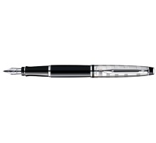 Перьевая ручка Waterman Expert Deluxe Black CT. Перо - нерж. сталь, дет.дизайна: палладиевое покр.