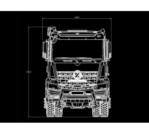 Радиоуправляемый самосвал с гидравлической системой HUI NA TOYS 2.4G 1/14 RTR