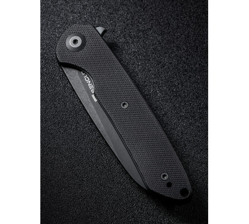 Складной нож SENCUT Kyril 9Cr18MoV Steel Black Stonewashed Handle G10 Black