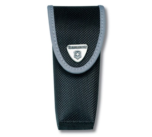 Чехол на ремень VICTORINOX для ножей 111 мм 2-4 уровня, с отделением под фонарь, нейлоновый, чёрный
