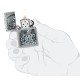 Зажигалка ZIPPO Classic с покрытием Brushed Chrome, латунь/сталь, серебристая, 38x13x57 мм