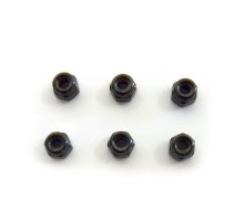 Гайка самоконтрящаяся M2.5 черная, 6шт.