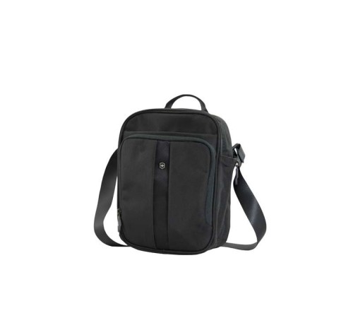 Сумка наплечная VICTORINOX Travel Companion вертикальная, чёрная, нейлон 800D, 21x10x27 см, 6 л