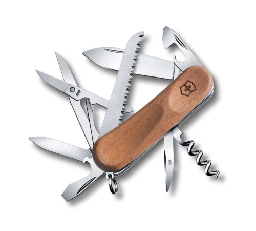 Нож перочинный VICTORINOX EvoWood 17, 85 мм, 13 функций, рукоять из орехового дерева