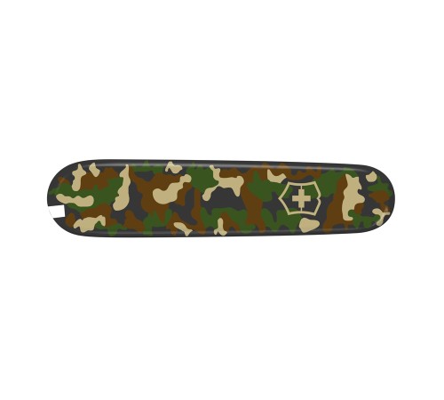 Передняя накладка для ножей VICTORINOX 91 мм, пластиковая, зелёный камуфляж