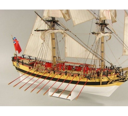 Сборная картонная модель Shipyard шлюп HMS Wolf (№49), 1/96