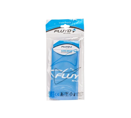 Шапочка для плавания силиконовая FLUYD SILICONE синяя