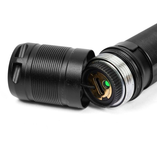 Ручной фонарь SKYWOODS WILD, 2500 люмен, USB-Type C, холодный свет, IP67