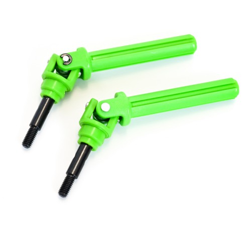 Карданные привода передние для Remo Hobby MMAX, EX3 1/10, тюнинг, зеленые