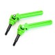 Карданные привода передние для Remo Hobby MMAX, EX3 1/10, тюнинг, зеленые