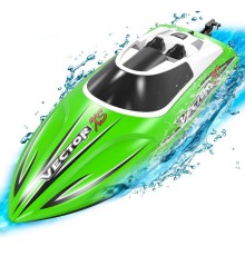 Радиоуправляемый катер Volantex RC Vector S зелёный Brushless 2.4G LiPo RTR