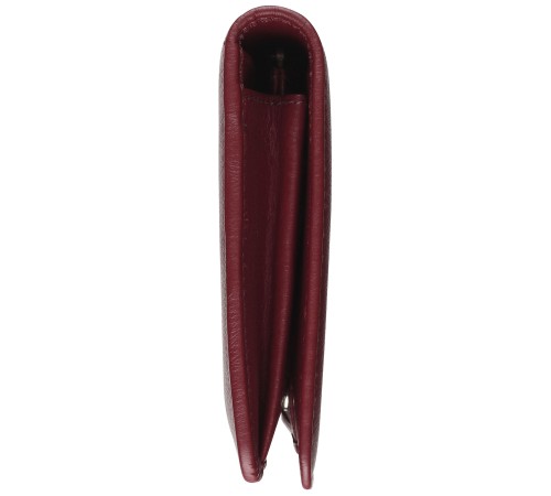 Кошелёк женский BUGATTI Lady Top, красный, натуральная воловья кожа, 19,5х2х11,2 см