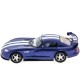 Машина Kinsmart 1:36 Dodge Viper GTSR инерция (1/12шт.) б/к