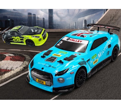 Радиоуправляемая машина Volantex RC для дрифта зеленый 4WD 2.4G 1/14 RTR