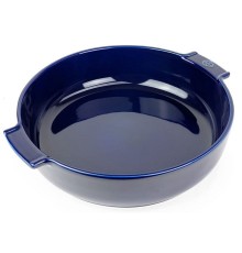 Круглая форма для запекания Peugeot Ceramic Blue, Франция, 27 см, синяя