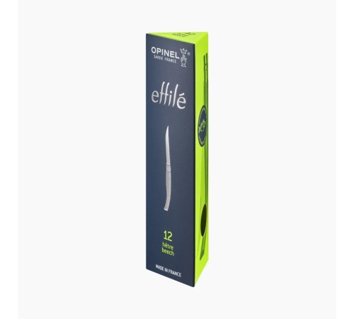 Нож филейный Opinel №12, нержавеющая сталь, рукоять из дерева бука