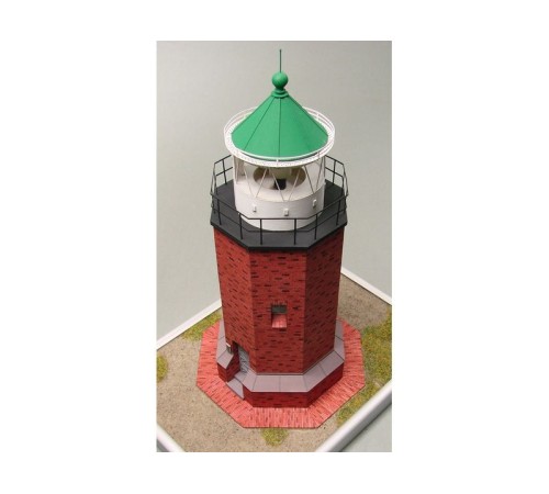 Сборная картонная модель Shipyard маяк Rotes Kliff Lighthouse (№60), 1/87