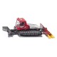 Вездеход Siku 1037 Pistenbully 600 1/87, 3.9 см, красный/серебристый