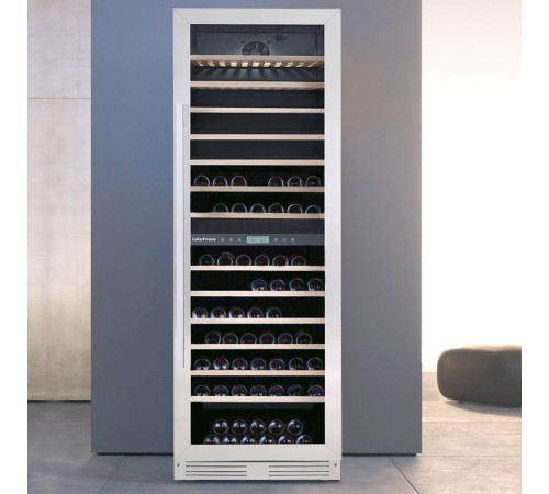 Винный шкаф двухзонный компресорный Cellar Private CP165-2T