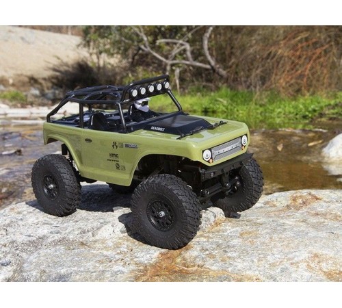 Модель для трофи 1:24 Axial SCX24 Deadbolt 4WD, электро, RTR (зеленый)