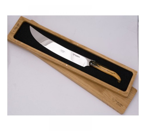 Сабля Laguiole en Aubrac Sabre Champagne Inox Guillochee main Cedre для сабража