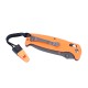 Нож Ganzo G7413-WS оранжевый, G7413-OR-WS