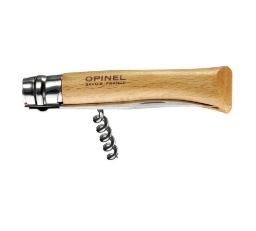 Нож Opinel №10  Corkscrew, блистер, 002144