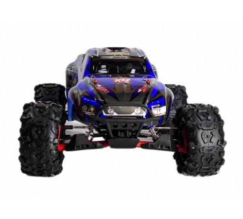 Радиоуправляемый монстр Remo Hobby Dinosaurs Master Brushless UPGRADE PLUS (синий) 4WD 2.4G 1/8 RTR