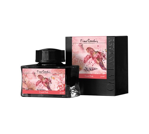 Флакон чернил Pierre Cardin 50мл, серия CITY FANTASY цвет Coral Pink (Розовый Коралл)