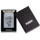 Зажигалка ZIPPO Dead Mans Hand с покрытием Street Chrome, латунь/сталь, серебристая, 38x13x57 мм