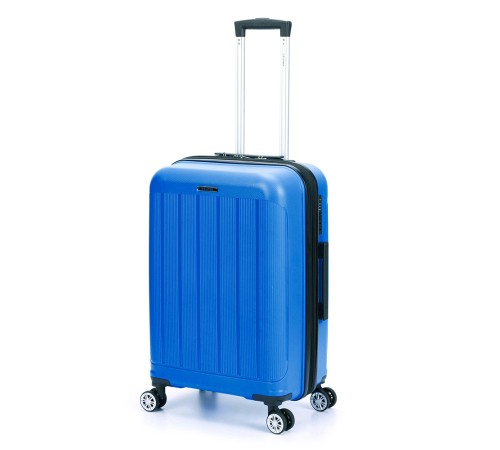 Чемодан TORBER В Отпуск, ярко-синий, полипропилен, 65,5 х 43,5 х 26 см, 62 л