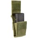 Набор ZIPPO: чёрная зажигалка Black Crackle® и зелёный нейлоновый чехол, в подарочной коробке