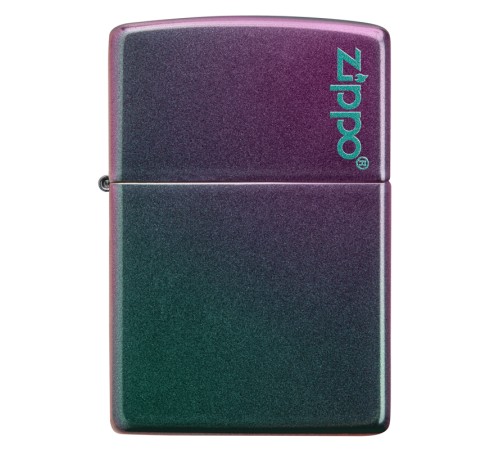 Зажигалка ZIPPO Classic с покрытием Iridescent, латунь/сталь, фиолетовая, матовая, 38x13x57 мм