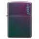 Зажигалка ZIPPO Classic с покрытием Iridescent, латунь/сталь, фиолетовая, матовая, 38x13x57 мм