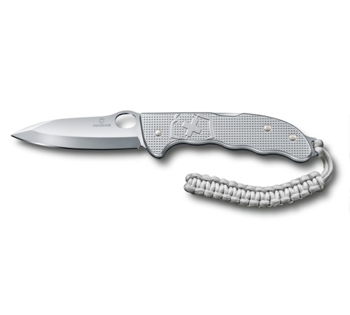 Нож охотника VICTORINOX Hunter Pro M Alox 130 мм, 4 функции, с фиксатором лезвия, серебристый