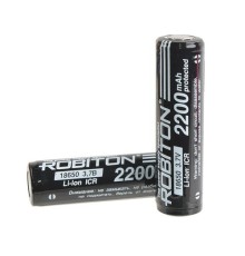 Аккумулятор 18650 Robiton 18650-2200 2200мАч с защитой PK1, 13487