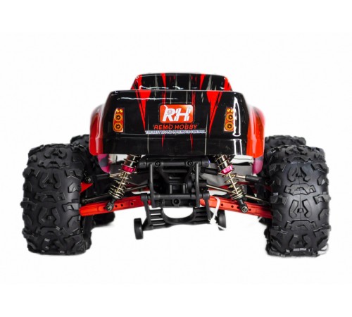Радиоуправляемый монстр Remo Hobby Dinosaurs Master Brushless UPGRADE PLUS (красный) 4WD 2.4G 1/8 RTR