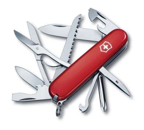 Нож перочинный VICTORINOX Fieldmaster, 91 мм, 15 функций, красный