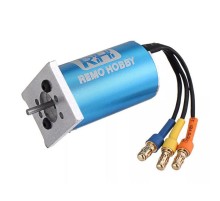 Бесколлекторный двигатель для Remo Hobby 1/16 E9631 в сборе с моторамой M5602