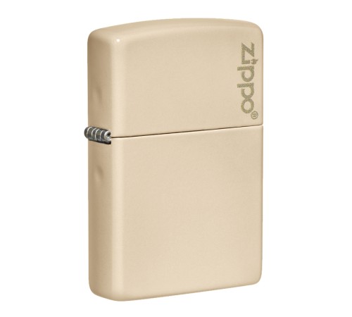 Зажигалка ZIPPO Classic с покрытием Flat Sand, латунь/сталь, бежевая, матовая, 38x13x57 мм