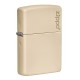 Зажигалка ZIPPO Classic с покрытием Flat Sand, латунь/сталь, бежевая, матовая, 38x13x57 мм