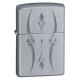 Зажигалка ZIPPO Classic с покрытием Satin Chrome™, латунь/сталь, серебристая, матовая, 38x13x57 мм