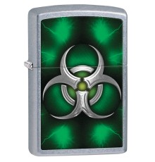 Зажигалка ZIPPO Classic с покрытием Street Chrome™, латунь/сталь, серебристая, матовая, 36x12x56 мм