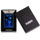 Зажигалка ZIPPO Lava Lamp с покрытием Black Light, латунь/сталь, черная,матовая 38x13x57 мм